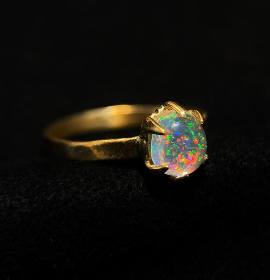 Mexican Opal Ring round