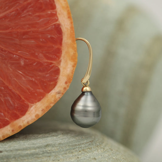 Bagheera Tahitian pearls earring