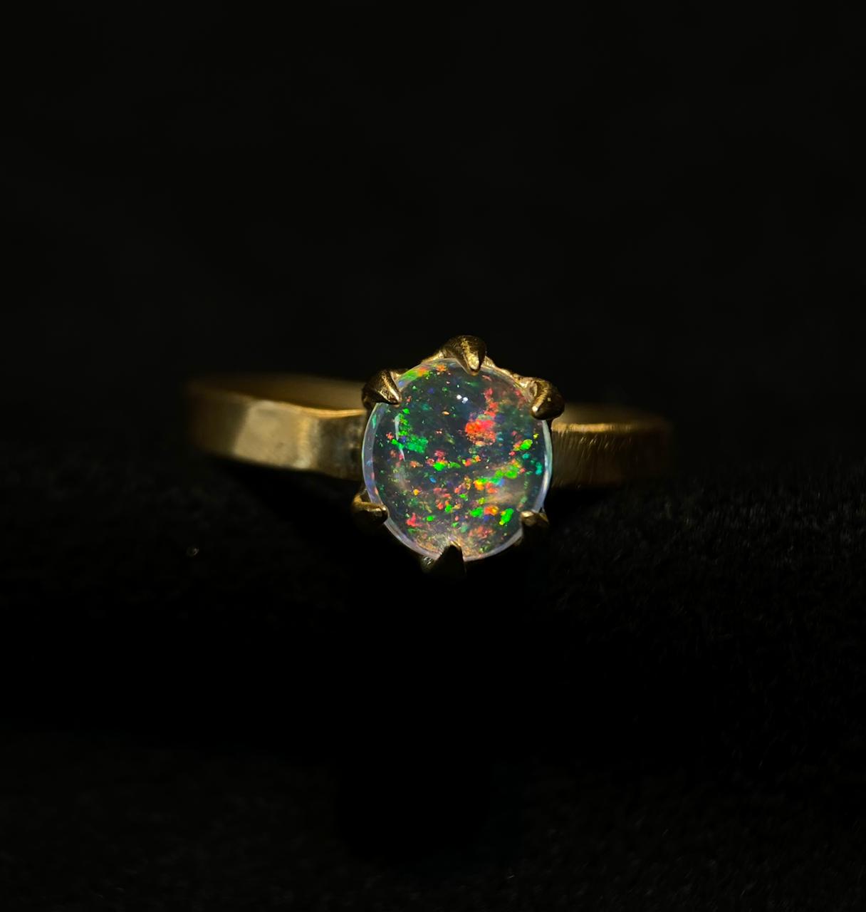 Mexican Opal Ring round